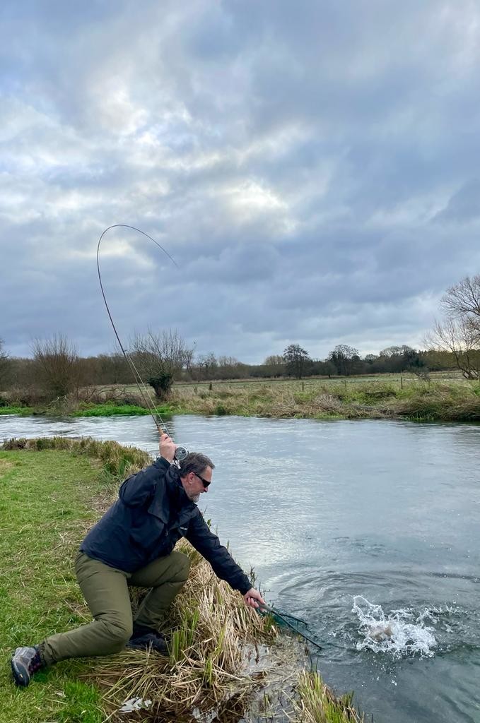 Grayling fishing on the Test - Seth Johnson-Marshall